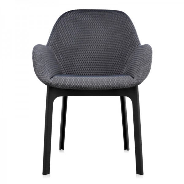 Kartell Clap Chair Melange Graphite Black Frame