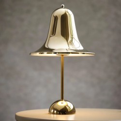 Verpan Pantop Table Lamp Portable Brass