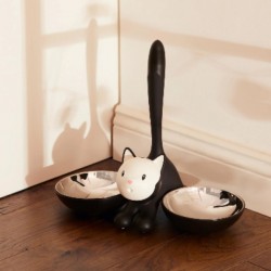 Alessi Tigrito Cat Bowl Grey