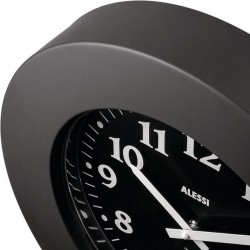 Alessi Momento Clock Black