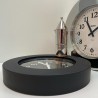 Alessi Momento Clock Black