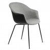 Gubi Bat Dining Chair Front Upholstered Conic Base