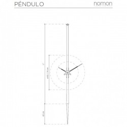 Nomon Péndulo Clock