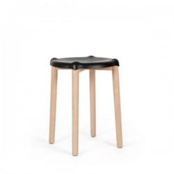 Alessi Poêle Colored Steel Low Stool