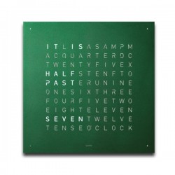 Qlocktwo Classic Green Velvet