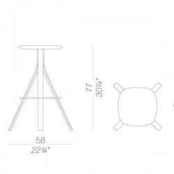 LaPalma Lust Stool