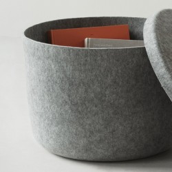 Normann Copenhagen Hide Pouf