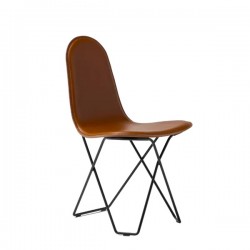 Cuero Design Modern Leather Dining Chair