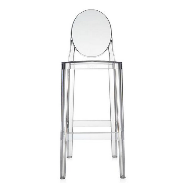 Kartell One More Stool Crystal