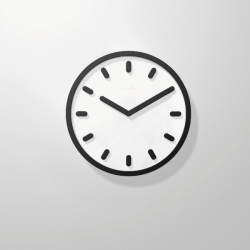 Magis Tempo Wall Clock Black