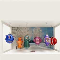 Alessi Holyhedrics Christmas Balls Set of 6