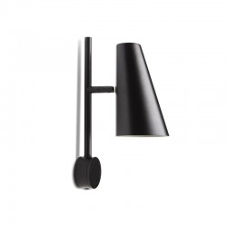 Woud Cono Wall Lamp Black