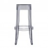 Kartell Charles Ghost Stool  Smoke Large