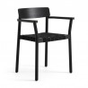 &Tradition Betty TK9 armchair Black Lacquered Ash/Black Fabric