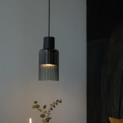 Graypants Barro Pendant Lamp charcoal smoke