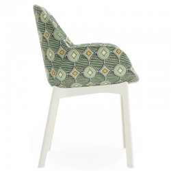 Kartell Clap Chair Rubelli Pistachio