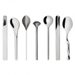 Alessi Coffee Spoons Il Caffe - 8 Pieces