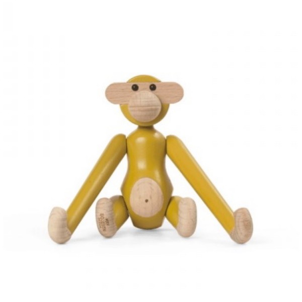 Kay Bojesen Retro Monkey Mini Yellow