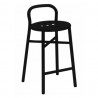 Magis Pipe Stool Frame and seat black