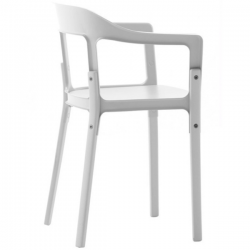 Magis Steelwood Chair White 5108