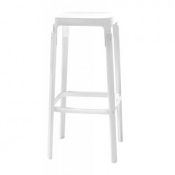 Magis Steelwood Stool white