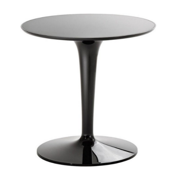Kartell Table TipTop Mono Glossy black