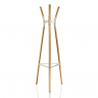 Magis Steelwood Coat Stand Beech and white frame