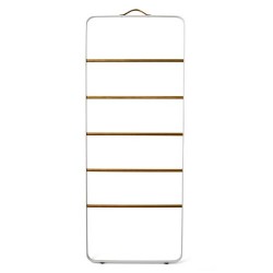 Menu Towel Ladder by Norm White / Light Oak