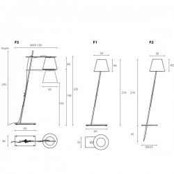 Antonangeli Miami Floor Lamp 