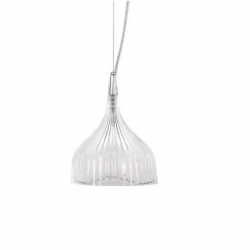 Kartell E Hanging Lamp Crystal