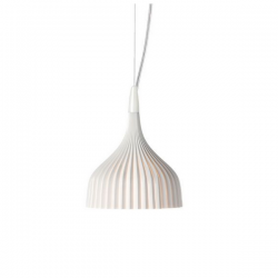 Kartell E Hanging Lamp Gloosy White