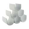 Alessi Noe Modular Bottle Holder (6 Bottles), White 