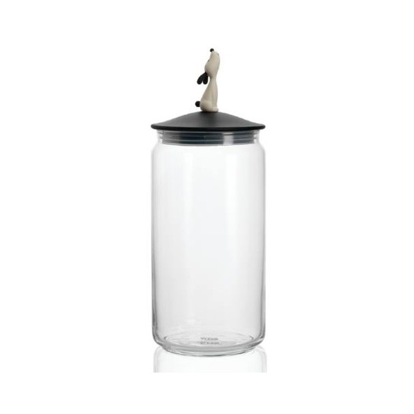 Alessi Lula Jar Black for Dog Food Black