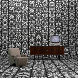 NLXL Withered Flowers Black Wallpaper by Studio Job