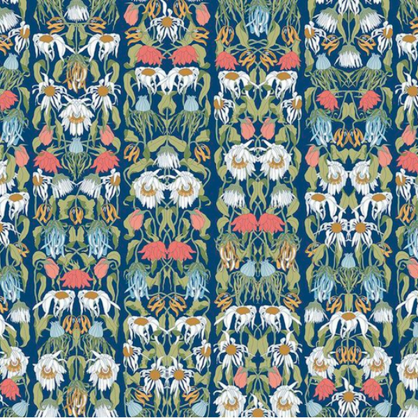 NLXL Withered Flowers Color Wallpaper by Studio job