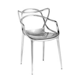 Kartell Masters Arm Chair Chrome (2 Chairs)