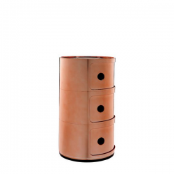 Kartell Componibili Metallic 3 Sections Copper