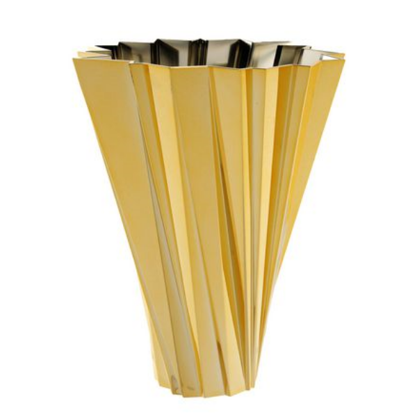 Kartell Shanghai Vase Metallic Gold