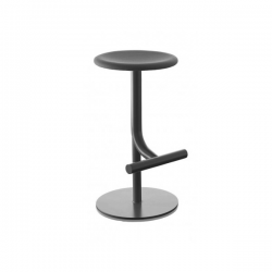 Magis Tibu Stool  Frame: black Seat in fabric: black 