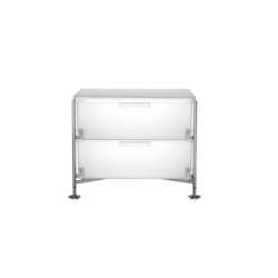 Kartell Mobil 2 Drawers Opaque Ice