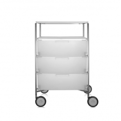 Kartell Mobil 3 Drawers and Shelf Opaque Ice