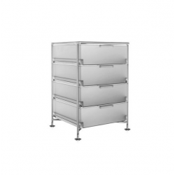 Kartell Mobil 4 Drawers Opaque Ice