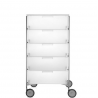 Kartell Mobil 5 Drawers Opaque Ice