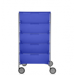 Kartell Mobil 5 DrawersOpaque Cobalt blue