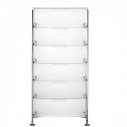 Kartell Mobil 6 Drawers Opaque Ice