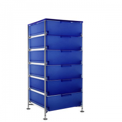 Kartell Mobil 6 DrawersOpaque Cobalt blue