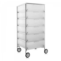 Kartell Mobil 6 Drawers Opaque Ice