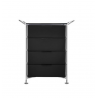Kartell Mobil 4 Drawers and Handles Glossy Smoke