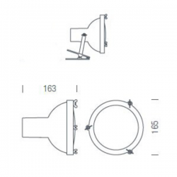 Nemo Projecteur 165 Clip/Pinza 