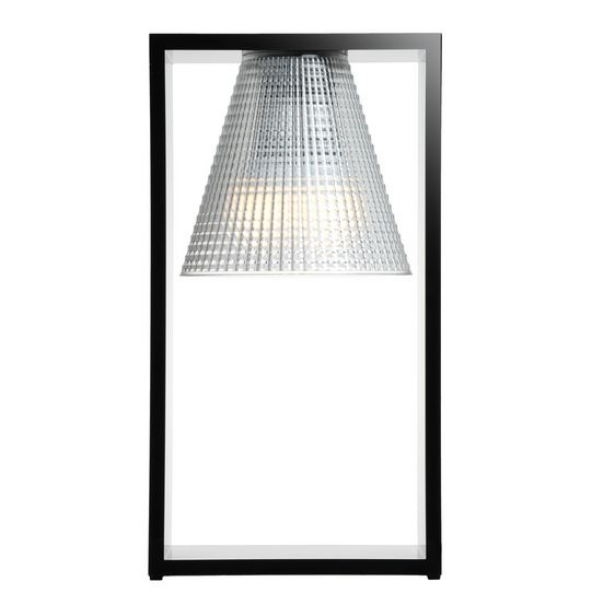 Kartell Light Air Sculptured Table Light Black/Crystal